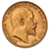 Half Sovereign Edward VII Gold Coin (Mixed Years)
