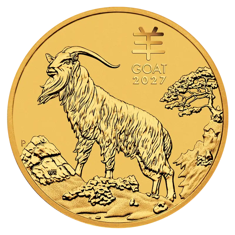 1/4 oz Lunar III Goat Gold Coin | 2027