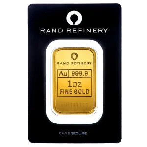 1 oz Gold Bar | Loxodonta Africana | Rand Refinery