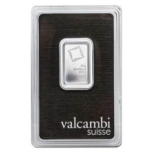 10g Platinum Bar | Valcambi