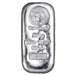 250g Silver Bar | Argor-Heraeus