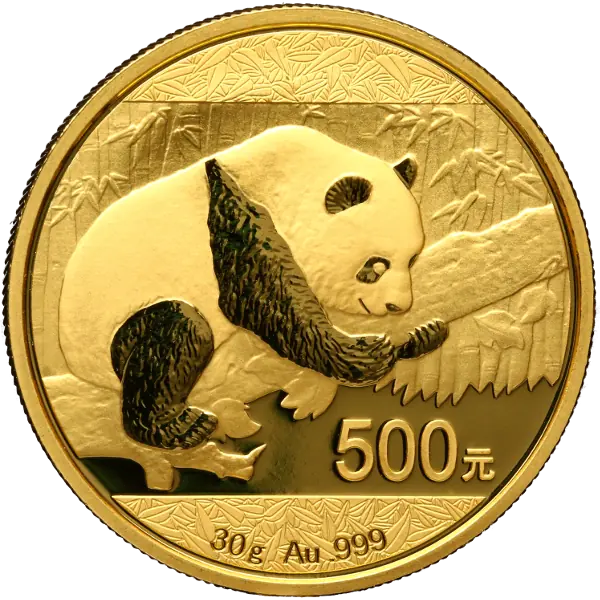 30g China Panda Gold Coin
