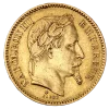 20 French Francs Napoléon III w. Laurel | Gold | 1861-1870