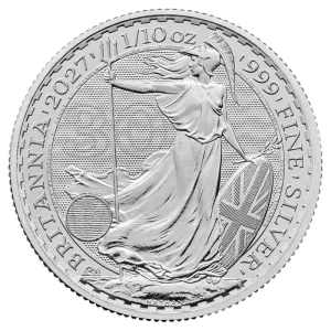 1/10 oz Britannia Charles III Silver Coin | 2027 – 30th Anniversary