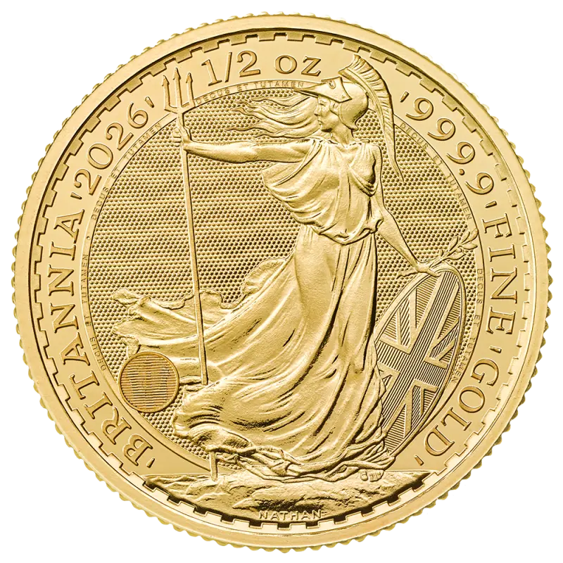 1/2 oz Britannia Charles III Gold Coin | 2026