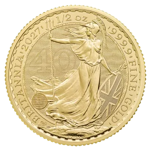 1/2 oz Britannia Charles III Gold Coin | 2027 – 40th Anniversary