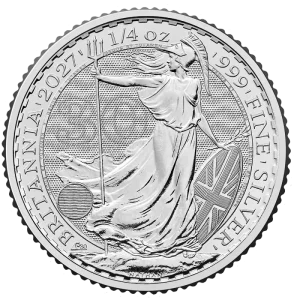 1/4 oz Britannia Charles III Silver Coin | 2027 – 30th Anniversary