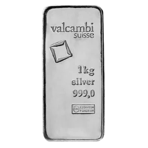 1 Kilo Silver Bar | Valcambi