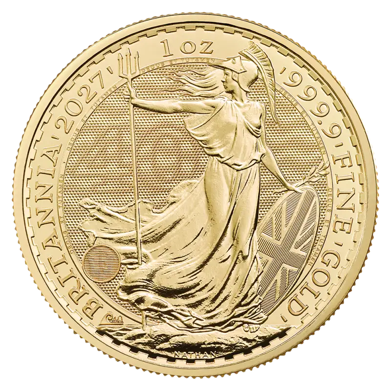 1 oz Britannia Charles III Gold Coin | 2027 – 40th Anniversary