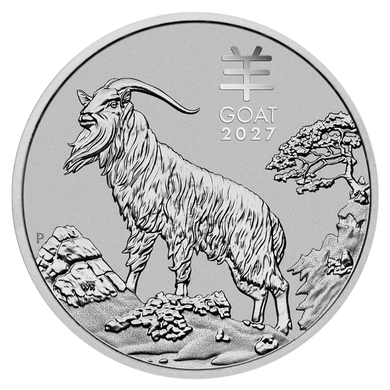 1 oz Lunar III Goat Platinum Coin | 2027