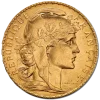 20 French Francs Marianne Rooster Gold Coin | 1899-1914