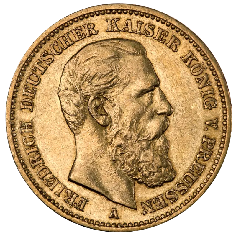 20 Mark Emperor Friedrich III Prussia Gold Coin (1888)