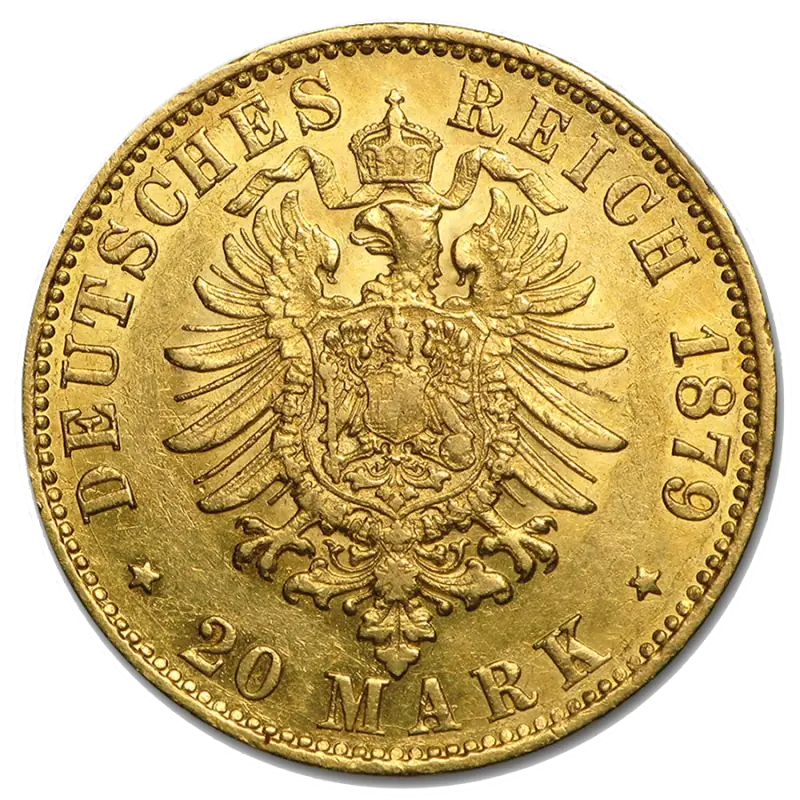 20 Mark | Free Hanseatic City of Hamburg | Gold | 1875-1913