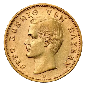 20 Mark King Otto Bavaria | Gold | 1886-1916