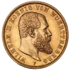 20 Mark | King Wilhelm II Wurttemberg | Gold | 1891-1918