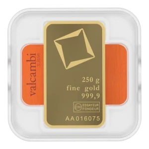 250g Gold Bar | Valcambi | Minted