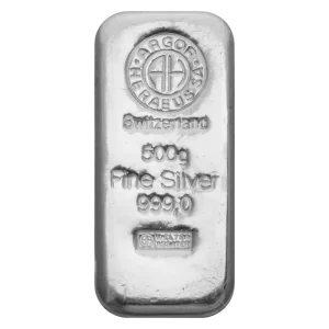 500g Silver Bar | Argor-Heraeus